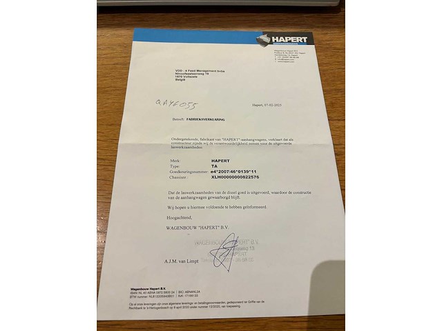 Hapert - 2019 - lf2 - lf2 - aanhangwagen - afbeelding 5 van  16