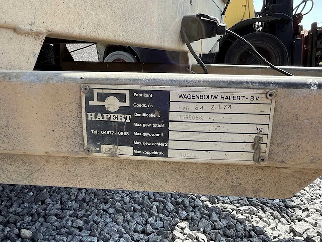 Hapert - pvg 84 - hapert auto aanhanger - afbeelding 18 van  18