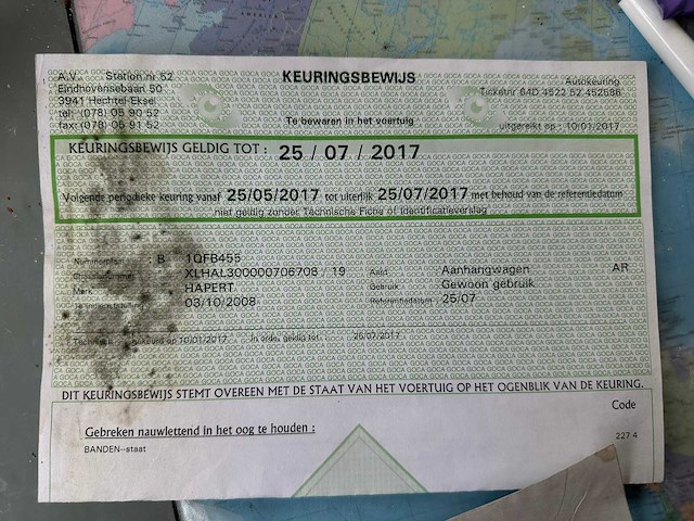 Hapert al3001 plateau aanhangwagen - afbeelding 3 van  16