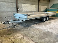 Hapert dubbelas plateau aanhangwagen 610x206