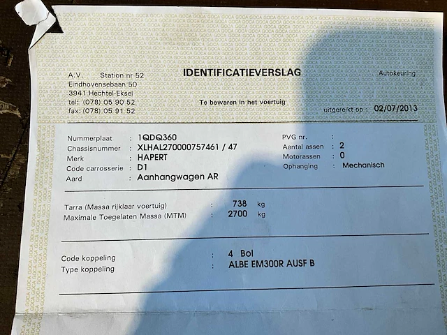 Hapert dubbelas plateau aanhangwagen 610x206 - afbeelding 18 van  27