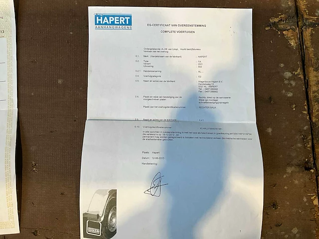 Hapert dubbelas plateau aanhangwagen 610x206 - afbeelding 19 van  27