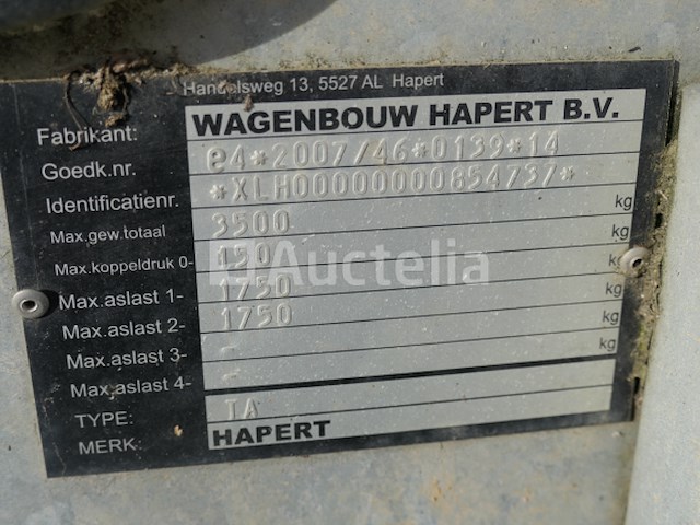 Hapert indigo dubbelassige vaste dieplader zonder zijwanden (vin:xlh0000000854737) - afbeelding 5 van  16