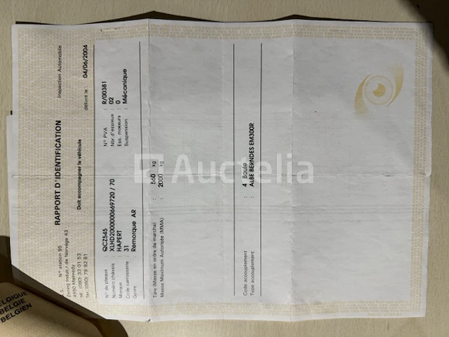 Hapert kipper oplegger (2004 / xlh d20 000 )00 669 720 - afbeelding 15 van  22
