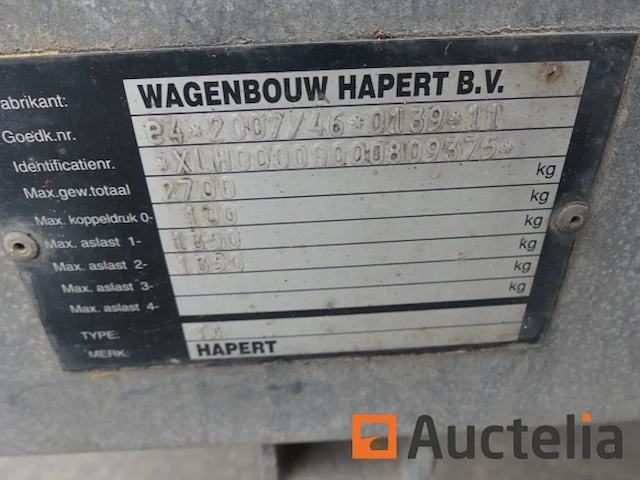Hapert ta drieweg oplegger - afbeelding 20 van  23
