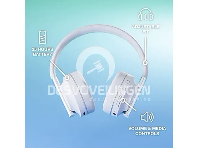 Happy plugs bt hoofdtelefoon limited volume for kids - roségoud - afbeelding 7 van  7