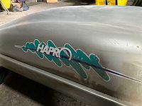 Hapro 500 dakkoffer met dakdrager en fietsenrek - afbeelding 4 van  4