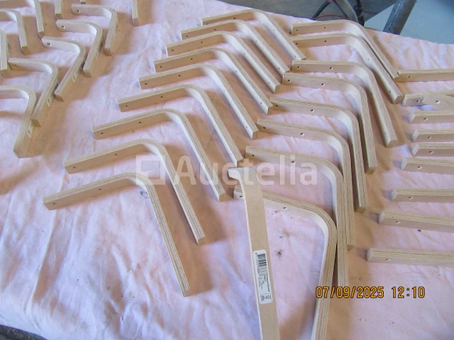 Hardware / assortiment houten beugel set 56 stuks - afbeelding 2 van  2