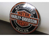 Harley davidson - emaille bord - afbeelding 2 van  2