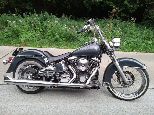 Harley davidson - fat boy - motorfiets - afbeelding 1 van  9