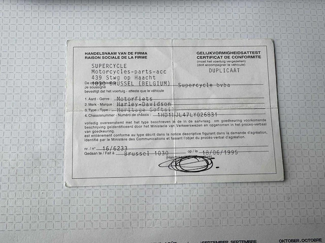 Harley davidson - heritage - panhead - motorcycle - afbeelding 7 van  9