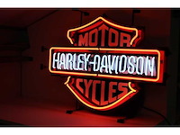 Harley davidson - neon verlichting - afbeelding 2 van  2