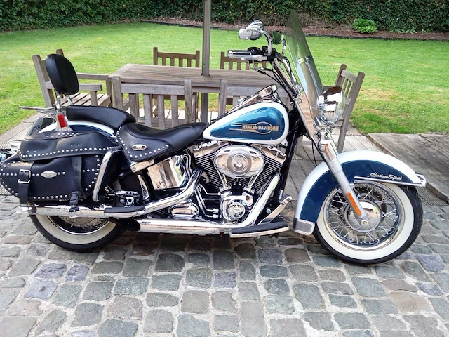 Harley davidson - softail classic - motorfiets - afbeelding 1 van  7