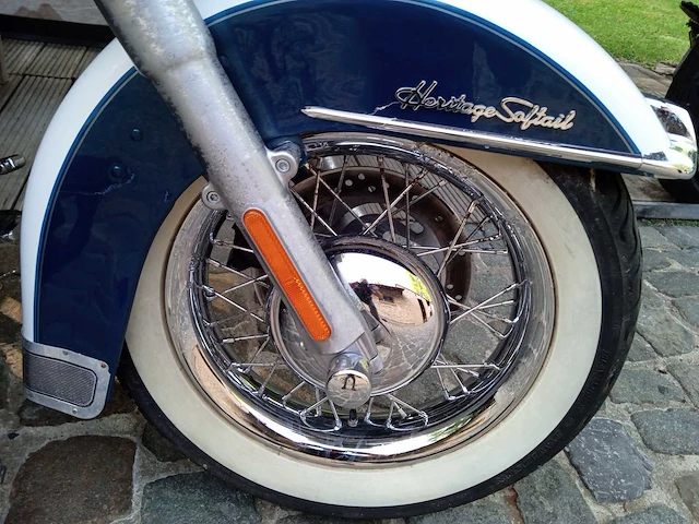 Harley davidson - softail classic - motorfiets - afbeelding 3 van  7