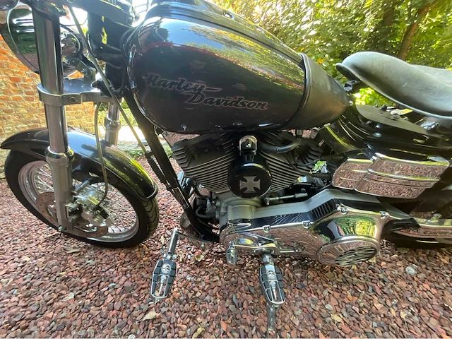 Harley-davidson dyna super glide custom motorfiets - afbeelding 4 van  36