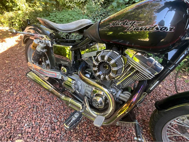 Harley-davidson dyna super glide custom motorfiets - afbeelding 7 van  36