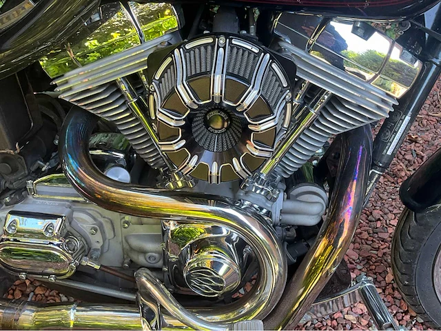 Harley-davidson dyna super glide custom motorfiets - afbeelding 8 van  36