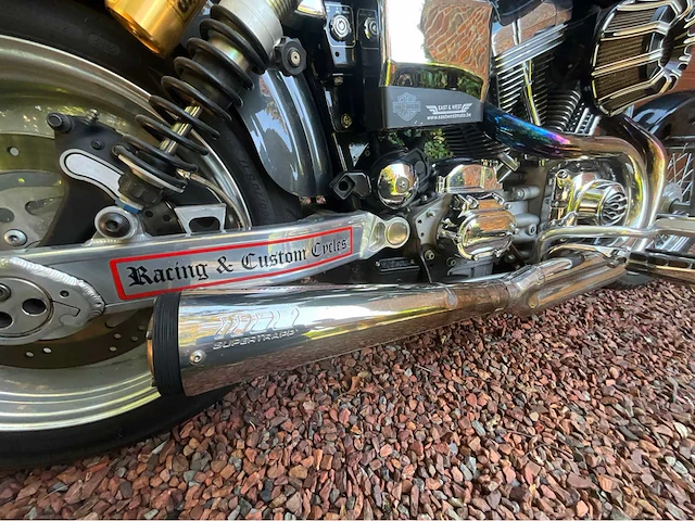 Harley-davidson dyna super glide custom motorfiets - afbeelding 10 van  36