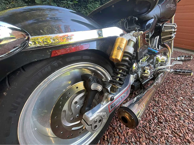Harley-davidson dyna super glide custom motorfiets - afbeelding 11 van  36