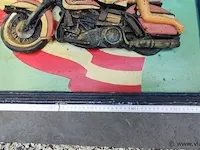 Harley davidson houten kader - afbeelding 4 van  10
