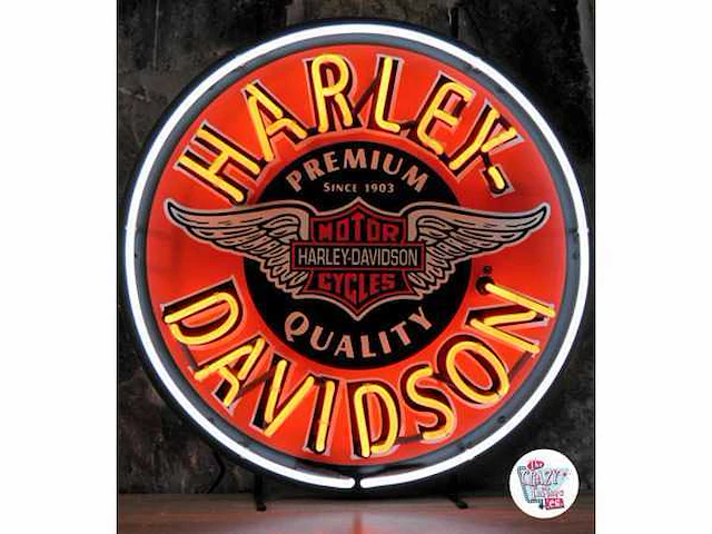 Harley davidson neon sign verlichting - afbeelding 1 van  1