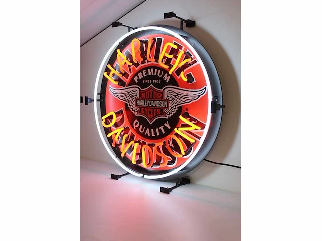 Harley davidson neon sign verlichting - afbeelding 3 van  3