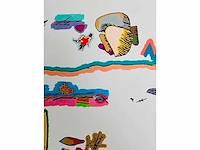 Harold cohen (1928-2016) - hand ingekleurde computer-gegenereerde tekening - afbeelding 8 van  8
