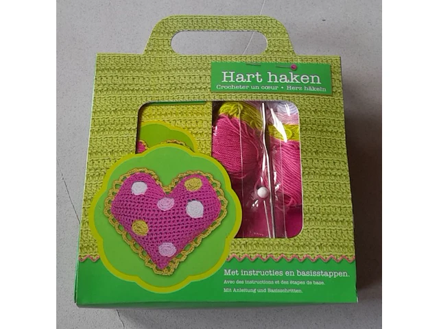 Hart om zelf te haken - afbeelding 1 van  5