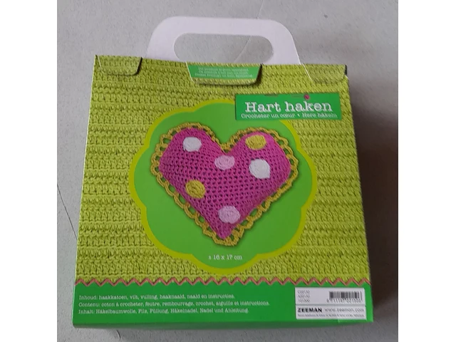 Hart om zelf te haken - afbeelding 3 van  5