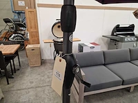 Hartman alu parasol dia 300cm kleur paars met tiltfunctie - afbeelding 5 van  5