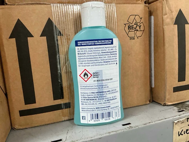 Hartmann sterillium doos handdesinfectiemiddel (6x) - afbeelding 4 van  4