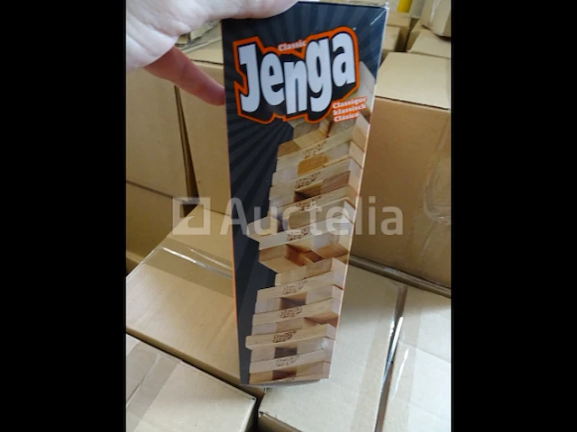 Hasbro gaming jenga houten kubus spel - afbeelding 2 van  2
