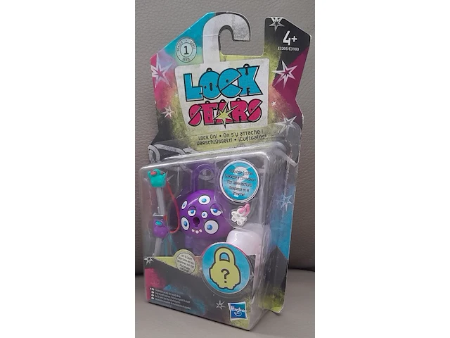 Hasbro lock stars paars met oog 6 cm - afbeelding 3 van  7