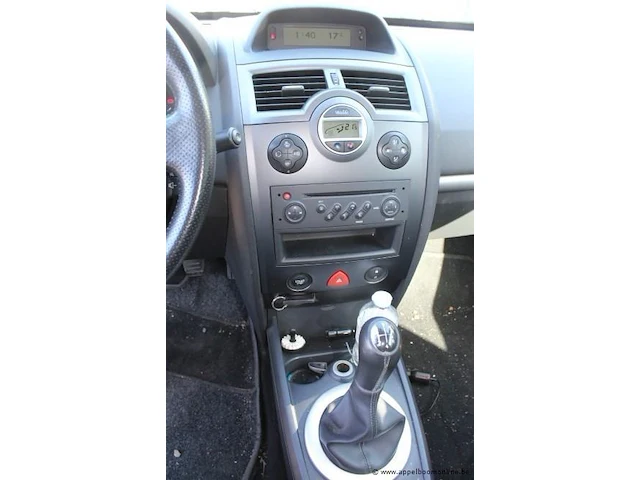 Hatchback renault megane,benzine,1598cm³,82kw, 1e inschr 28/6/08,vf1cm1r0h35868855, 194894km, co²-uitstoot ng, euro4, kenteken i (ii ontbreekt), gelijkvormigheidsattest, keuring tot 10/1/25, 1sleutel - afbeelding 6 van  21