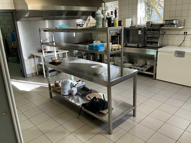 Hatco rvs werktafel met warmte element - afbeelding 1 van  5