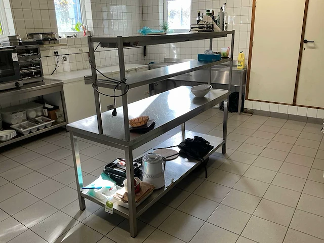 Hatco rvs werktafel met warmte element - afbeelding 2 van  5