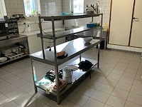 Hatco rvs werktafel met warmte element - afbeelding 2 van  5