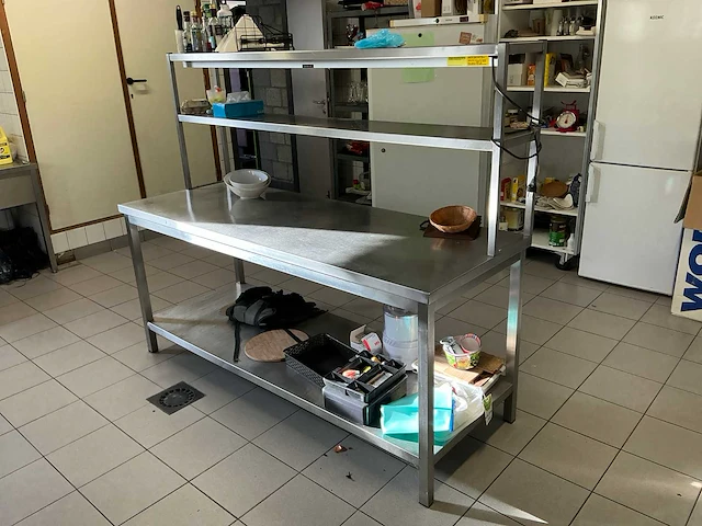 Hatco rvs werktafel met warmte element - afbeelding 3 van  5