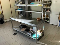 Hatco rvs werktafel met warmte element - afbeelding 3 van  5