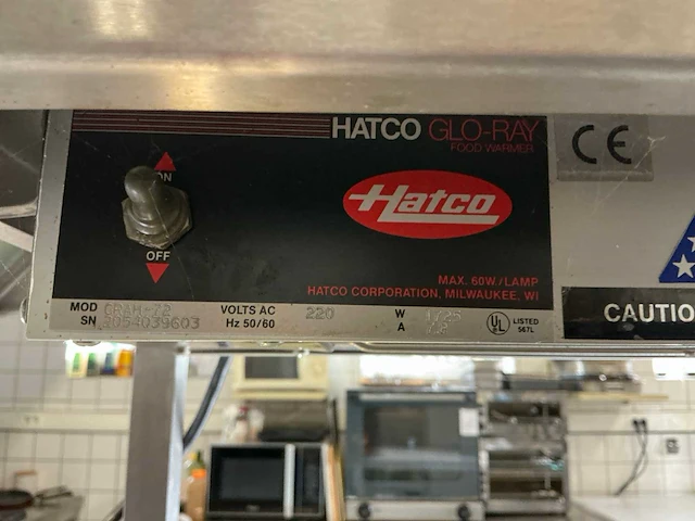 Hatco rvs werktafel met warmte element - afbeelding 5 van  5