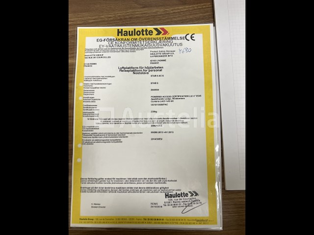 Haulotte star6 ac e - afbeelding 5 van  13