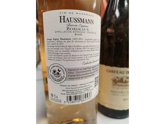 Haussmann bordeaux rosé 2020 12% - afbeelding 3 van  4