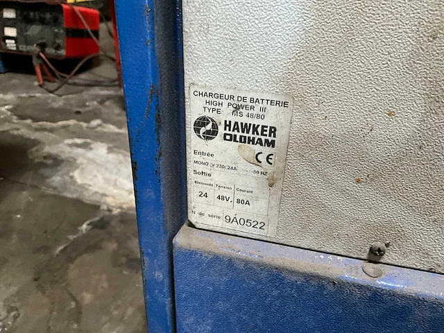 Hawker hpiii ms 48/80 acculader - afbeelding 4 van  6