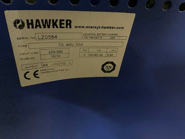 Hawker te 48v/70a acculader - afbeelding 5 van  5