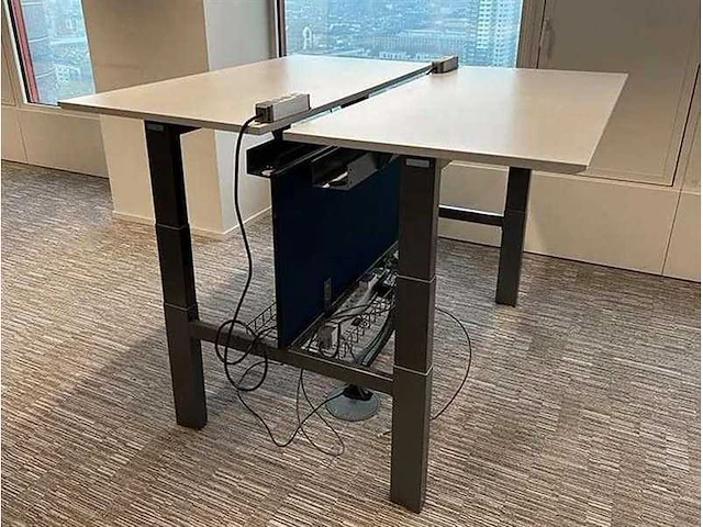 Haworth zit sta dubbele bench - desk - afbeelding 3 van  9