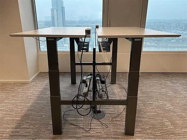 Haworth zit sta dubbele bench - desk - afbeelding 4 van  9