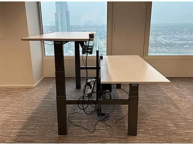 Haworth zit sta dubbele bench - desk - afbeelding 5 van  9