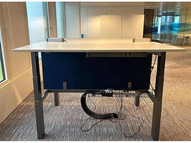 Haworth zit sta dubbele bench - desk - afbeelding 6 van  9