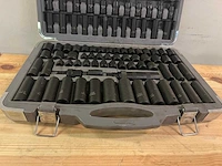 Hbm 119 delige professionele krachtdoppenset metrische en inch maten - afbeelding 4 van  4