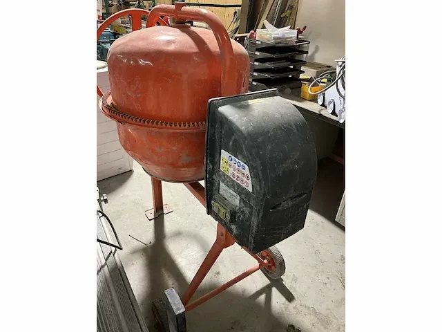 Hbm 9081 betonmolen, 140l, 230v - afbeelding 2 van  4